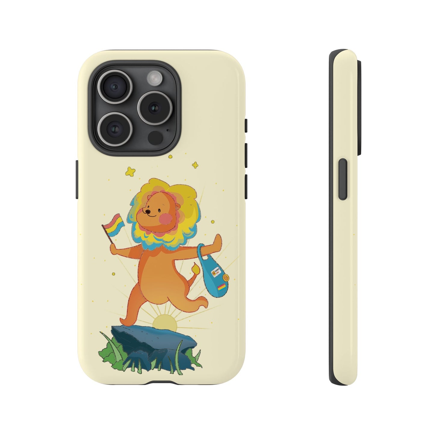 Badgie iPhone Case - Pansexual Lion "Barb" - Badgie.co