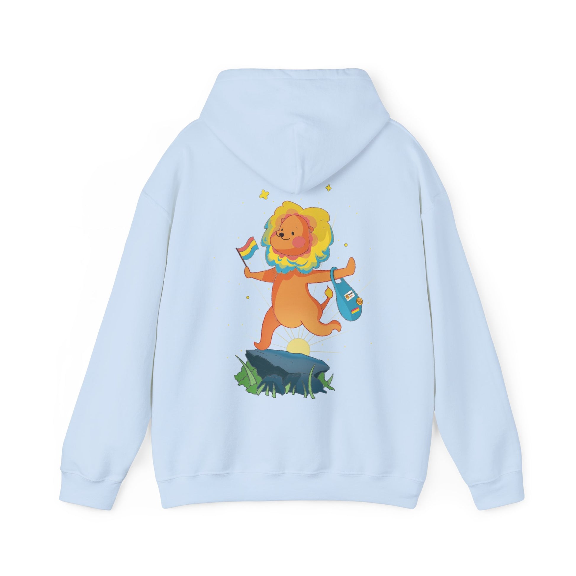 Badgie Hoodie -  Pansexual Lion "Barb" - Badgie.co