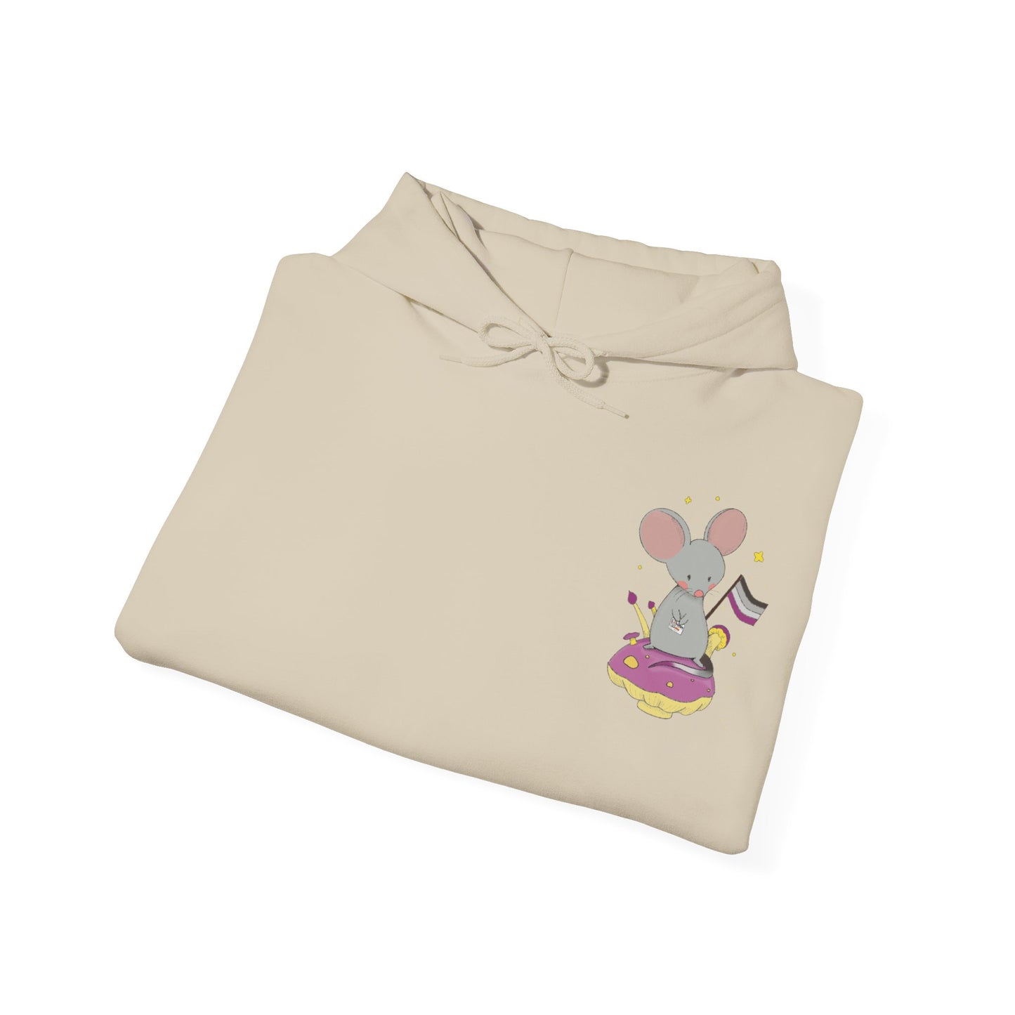 Badgie Hoodie - Asexual Mouse “Roan” - Badgie.co