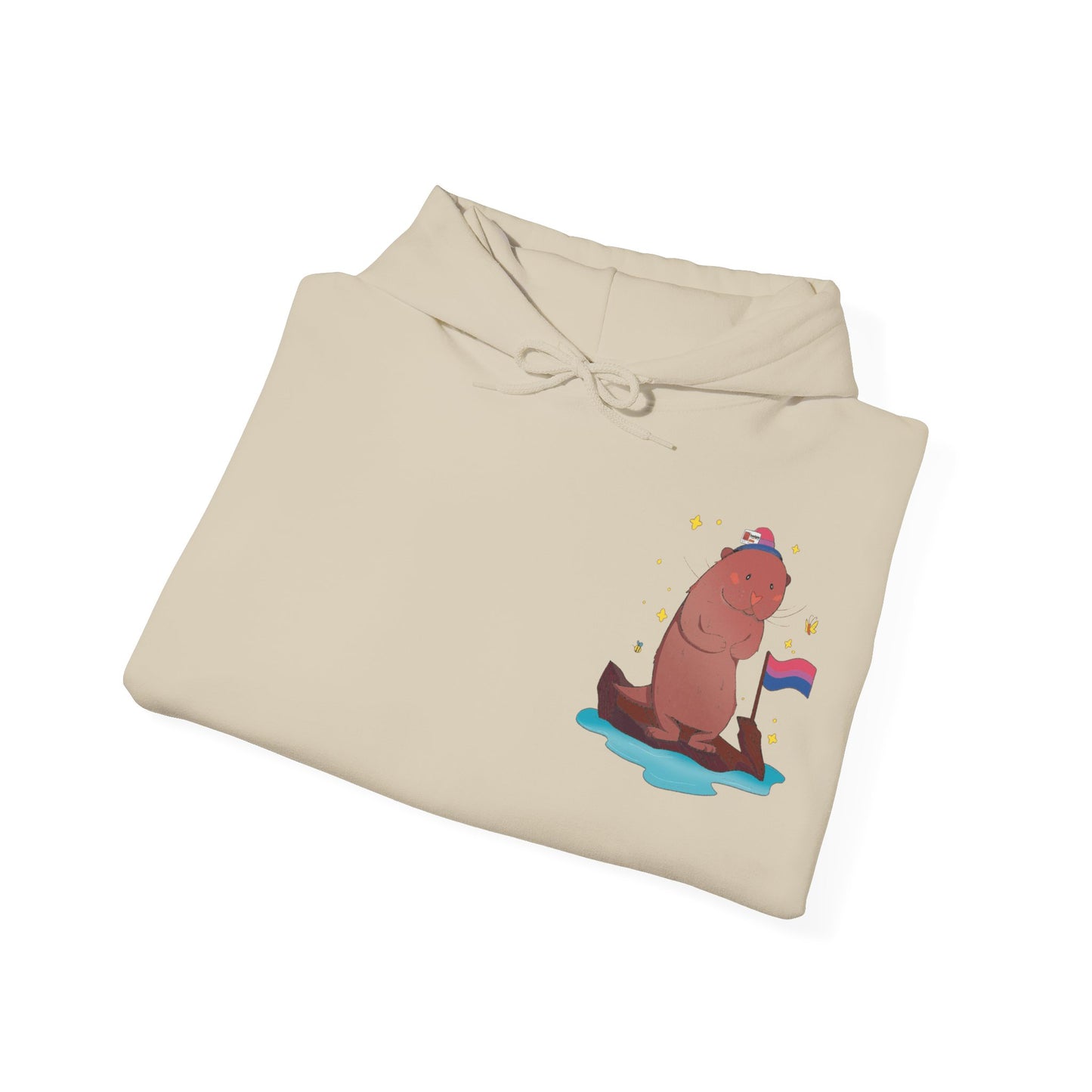 Badgie Hoodie - Bisexual Otter "River" - Badgie.co