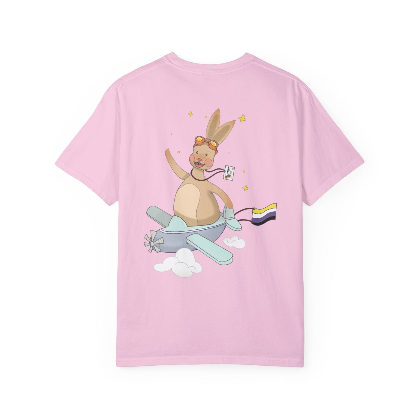 Badgie T-Shirt - Nonbinary Rabbit "Rex" - Badgie.co