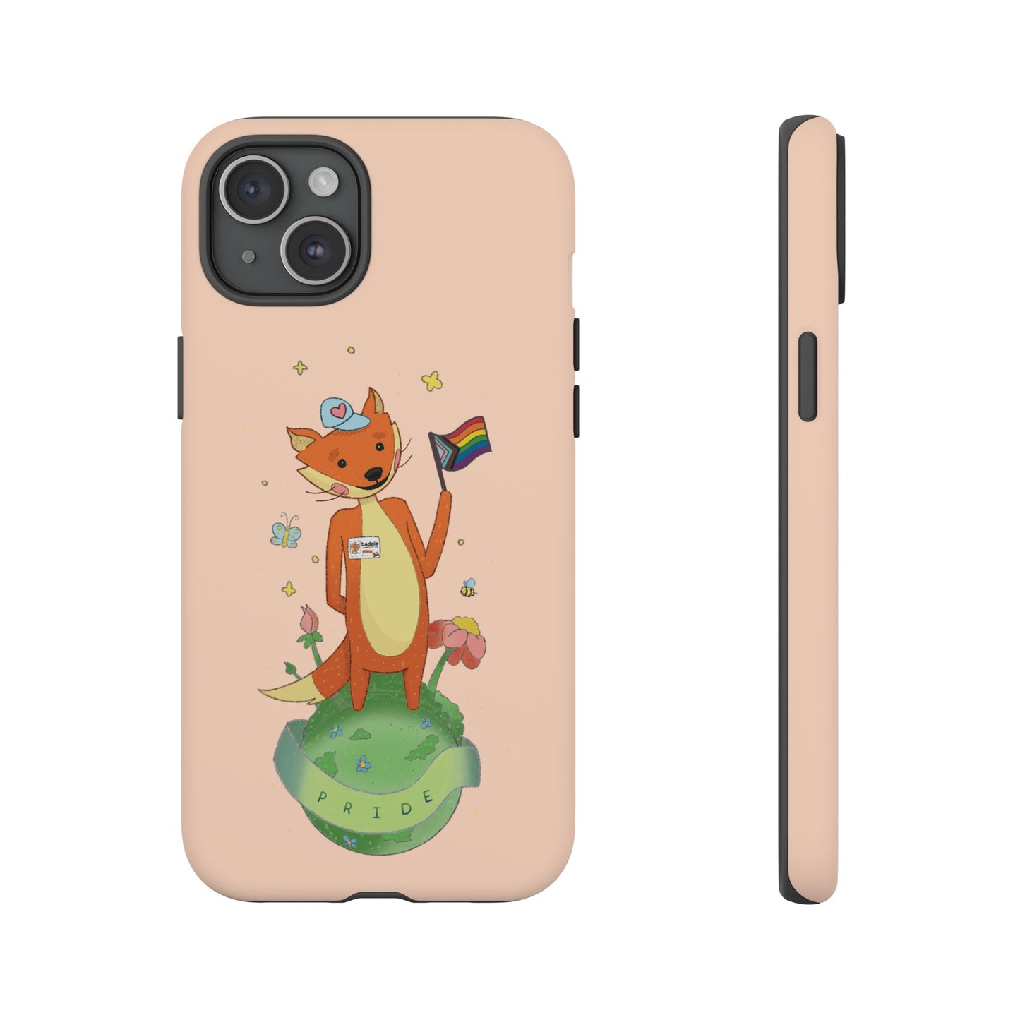 Badgie iPhone Case - Pride Fox "Kit" - Badgie.co