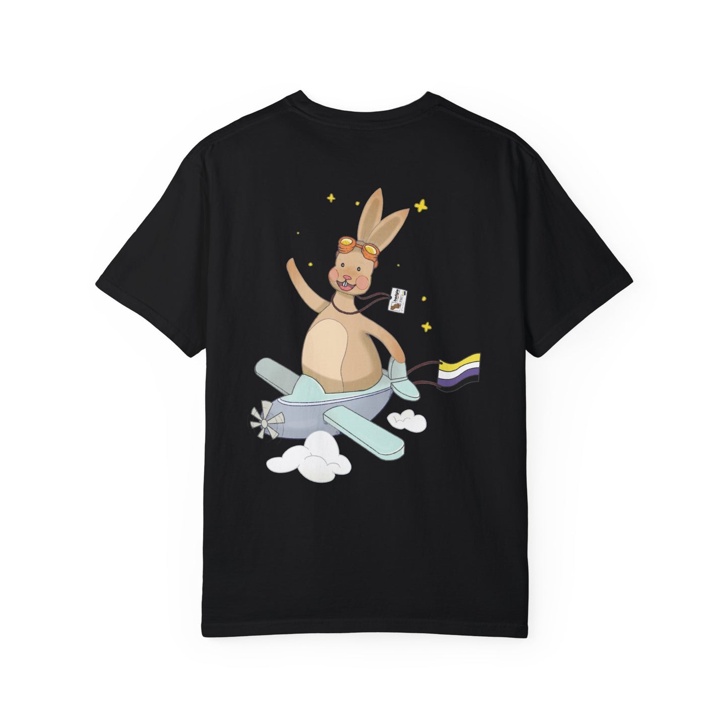 Badgie T-Shirt - Nonbinary Rabbit "Rex" - Badgie.co