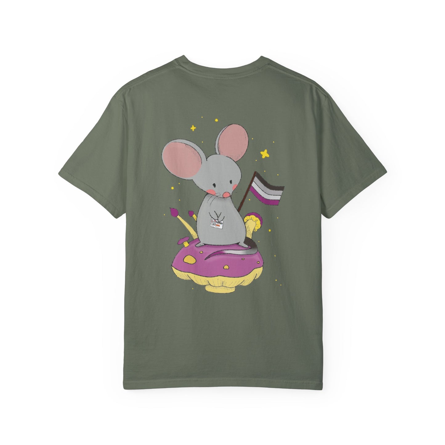 Badgie T-Shirt - Asexual Mouse "Roan" - Badgie.co