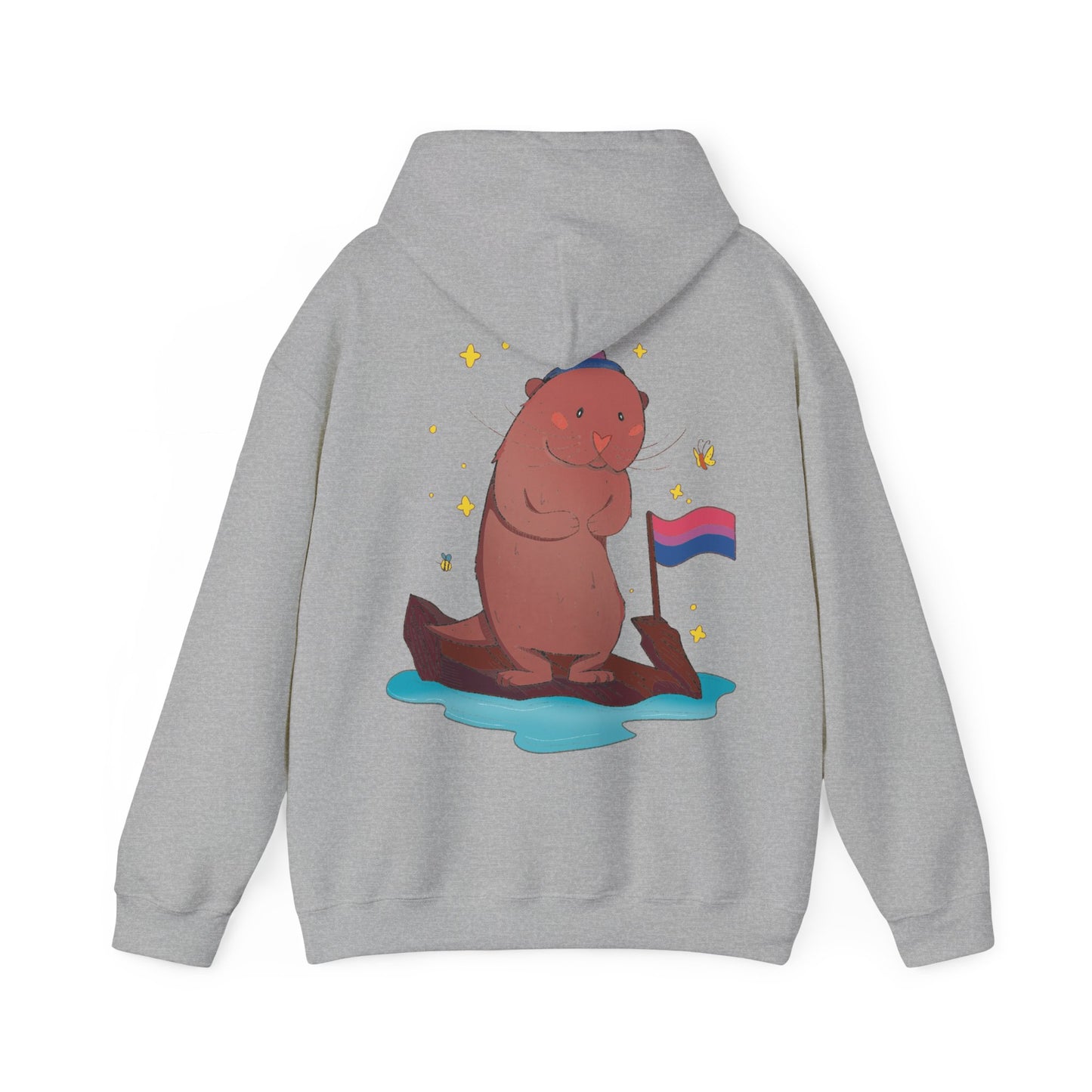 Badgie Hoodie - Bisexual Otter "River" - Badgie.co