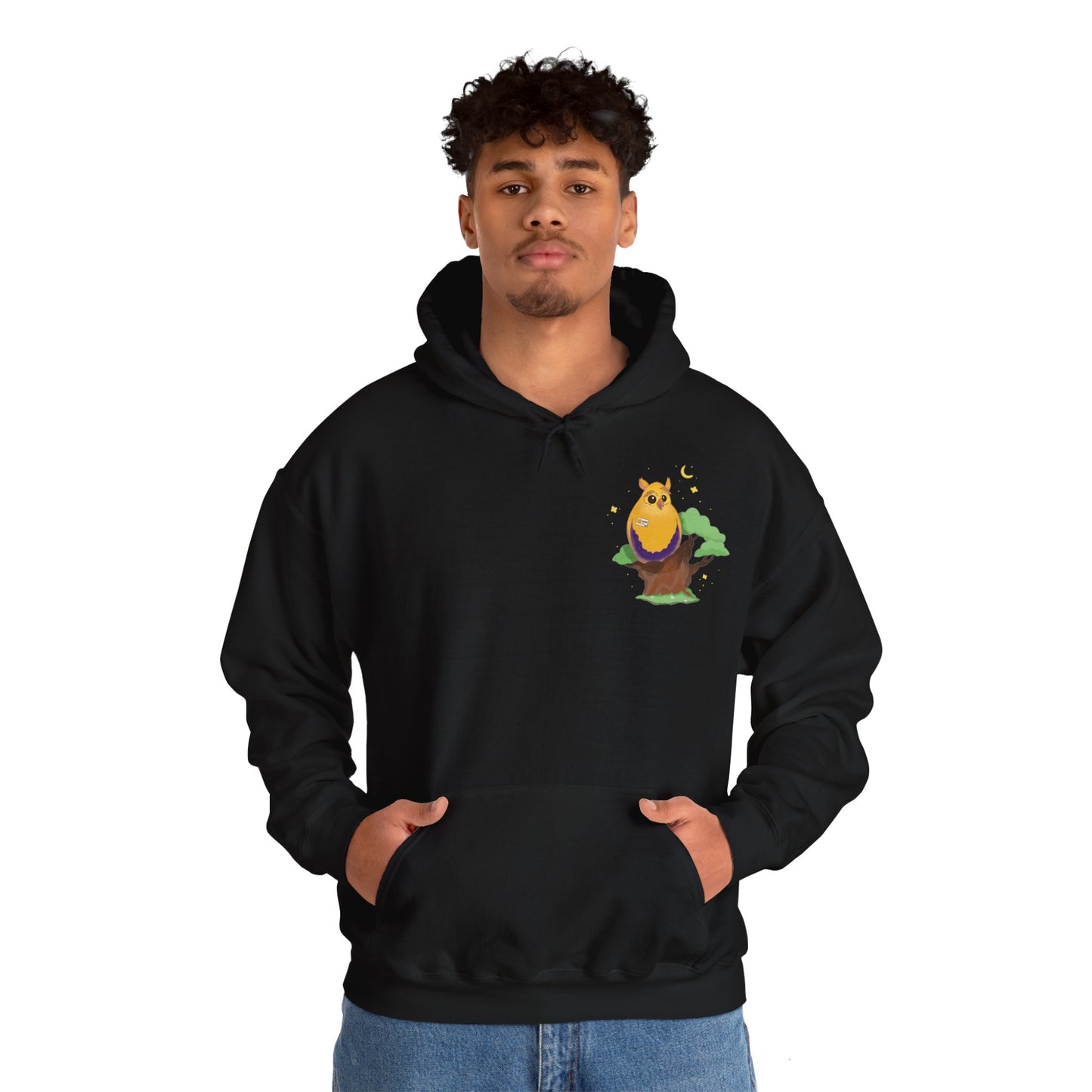 Badgie Hoodie - Intersex Owl "Albert" - Badgie.co