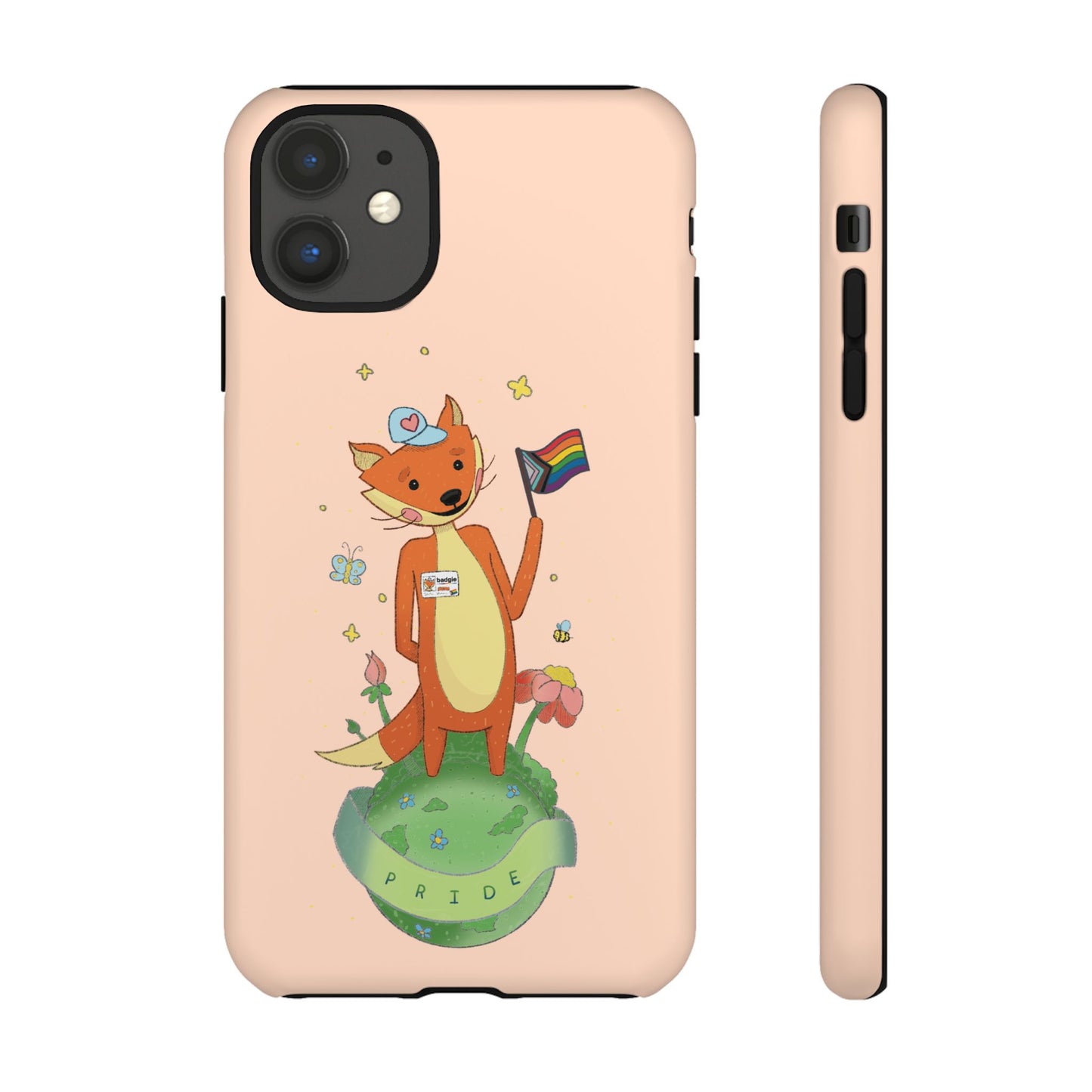 Badgie iPhone Case - Pride Fox "Kit" - Badgie.co