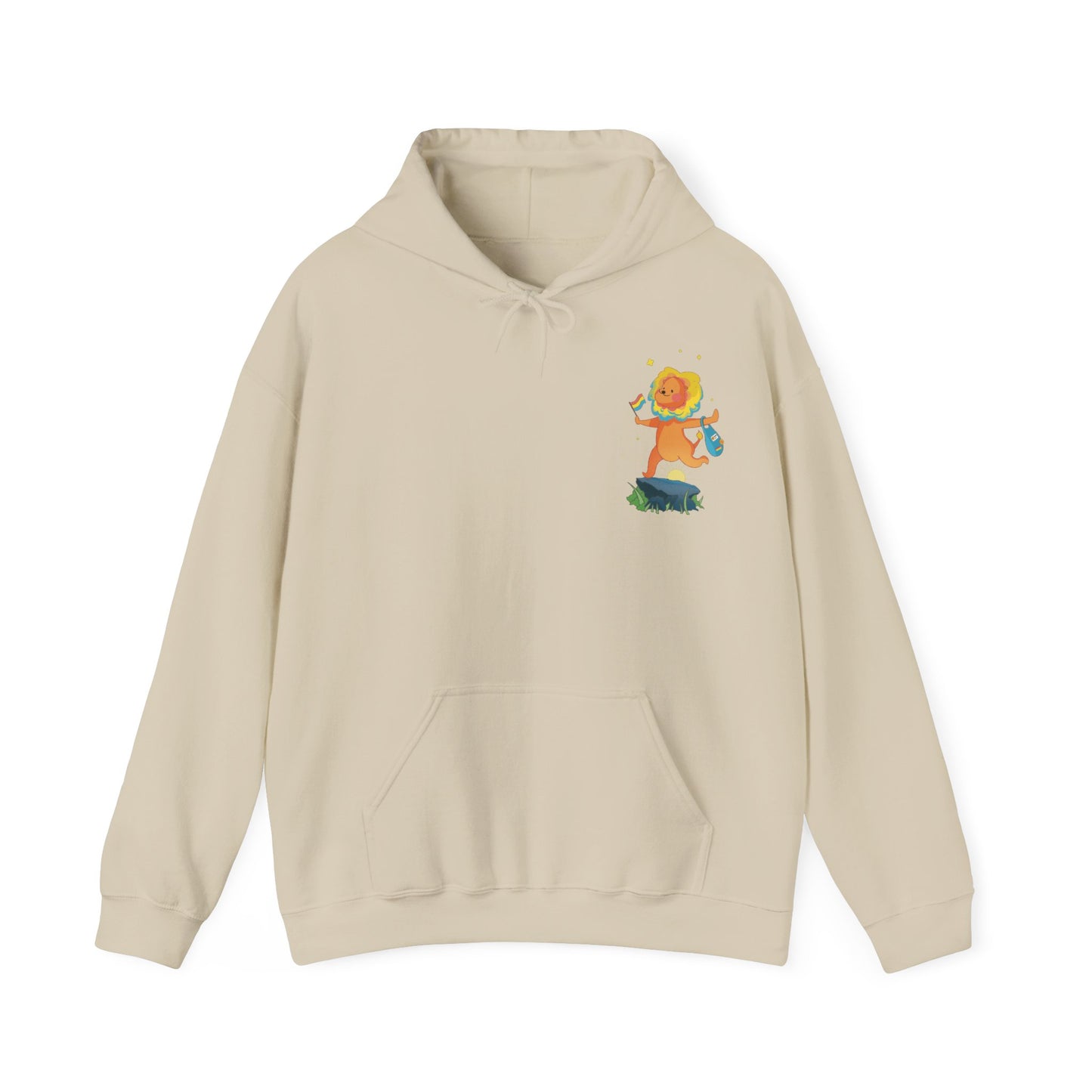 Badgie Hoodie - Pansexual Lion "Barb" - Badgie.co