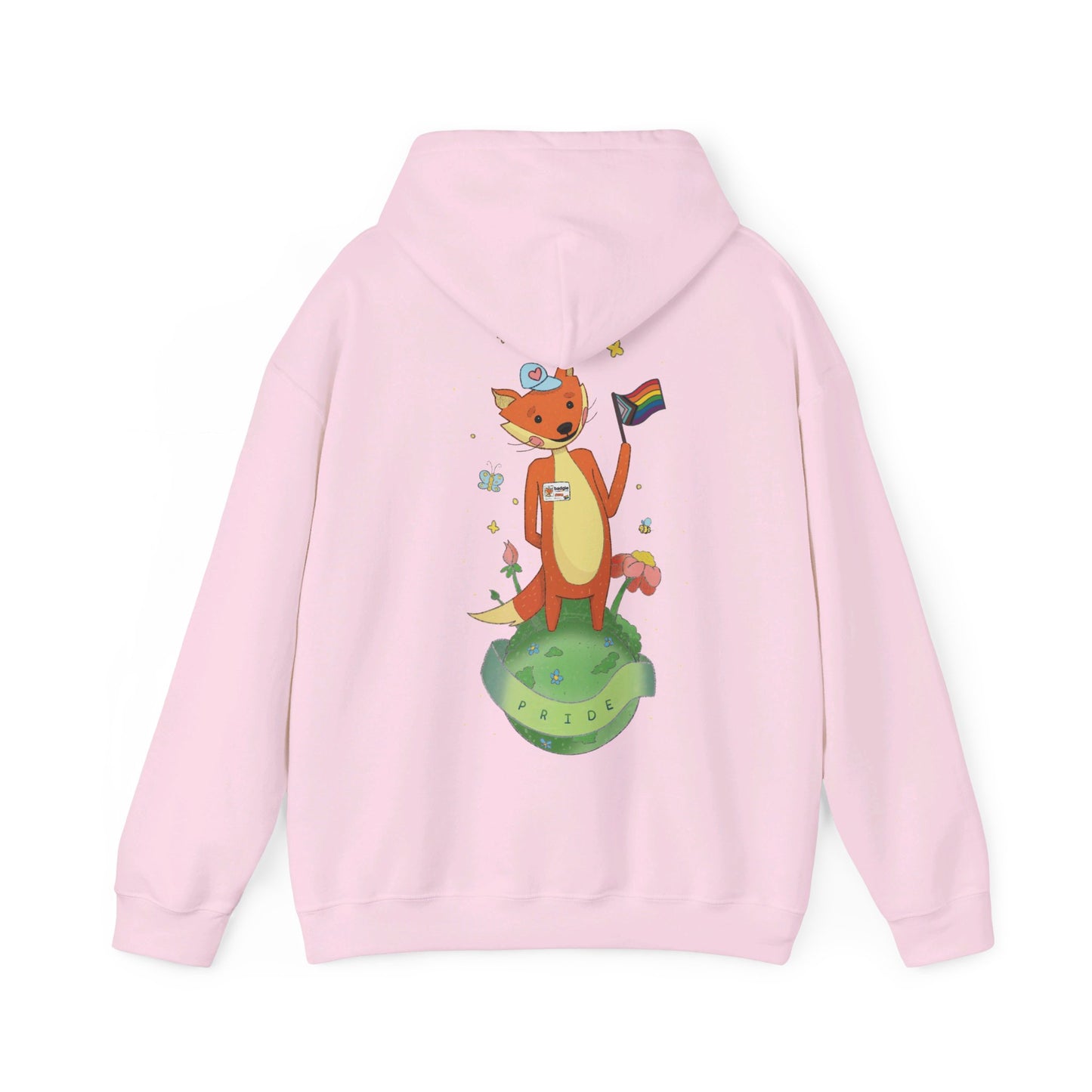 Badgie Hoodie - Pride Fox "Kit" - Badgie.co