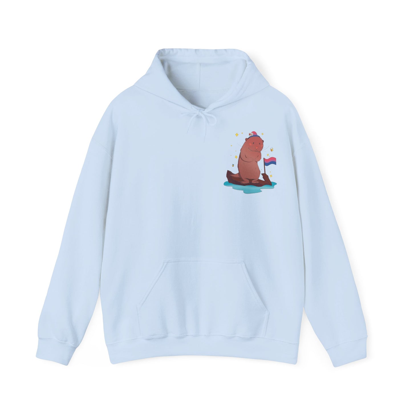 Badgie Hoodie - Bisexual Otter "River" - Badgie.co