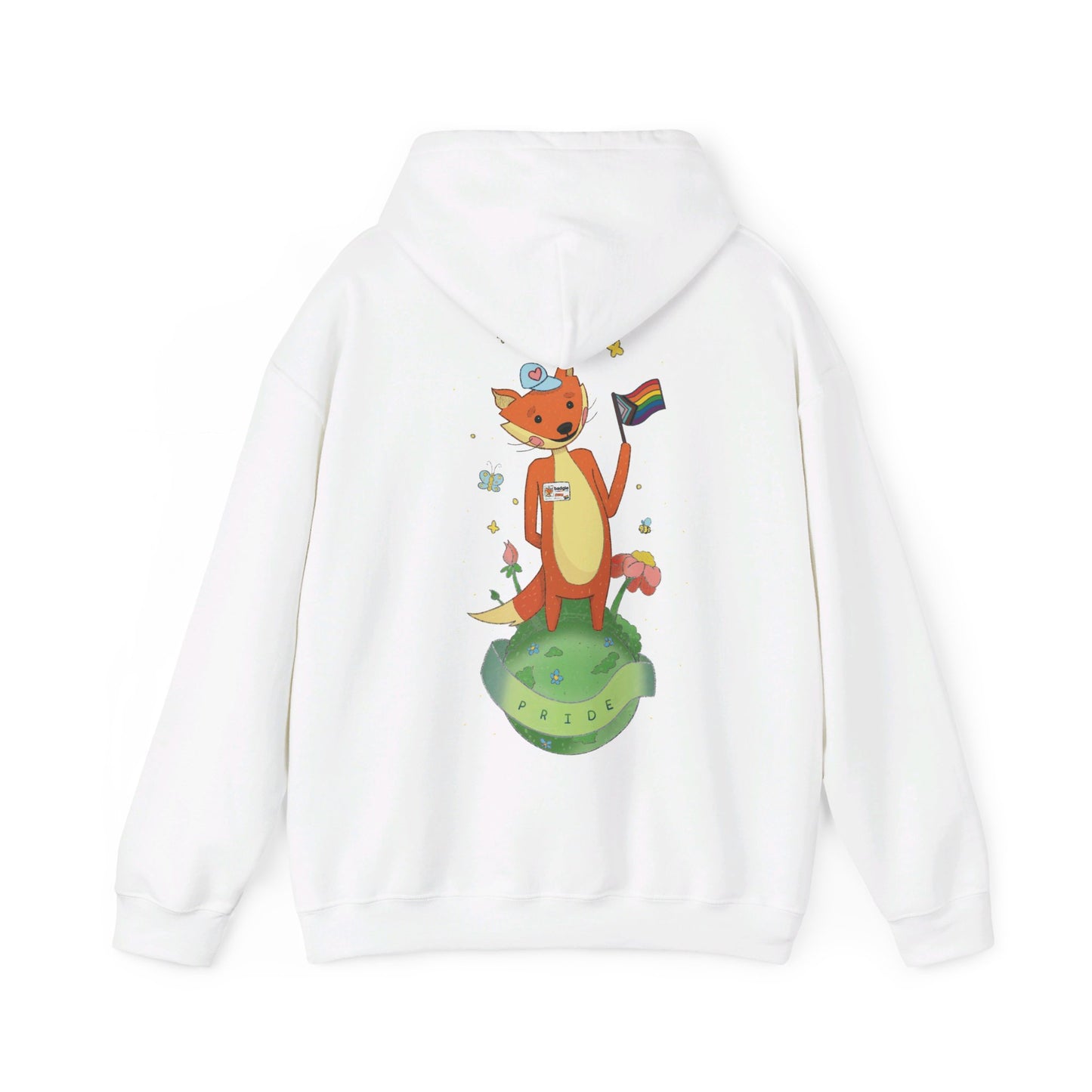 Badgie Hoodie - Pride Fox "Kit" - Badgie.co