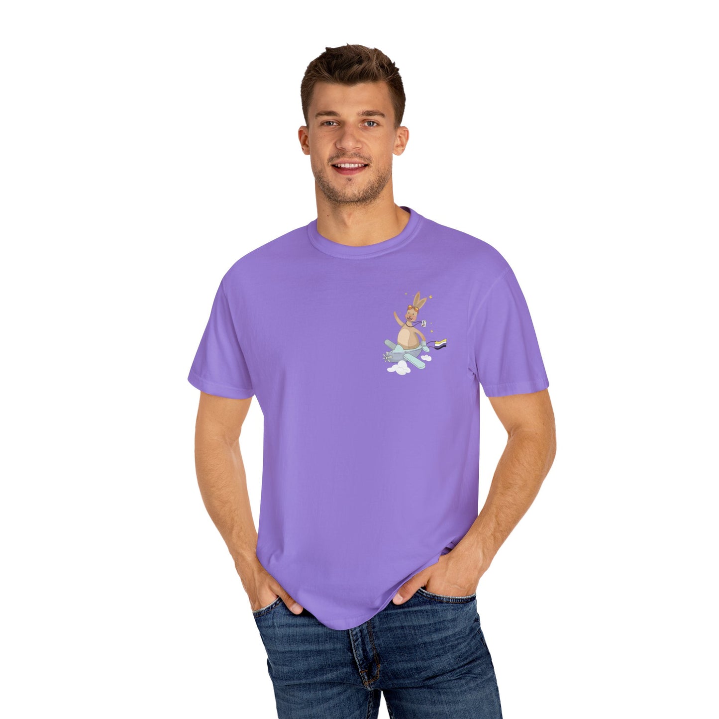 Badgie T-Shirt - Nonbinary Rabbit "Rex" - Badgie.co