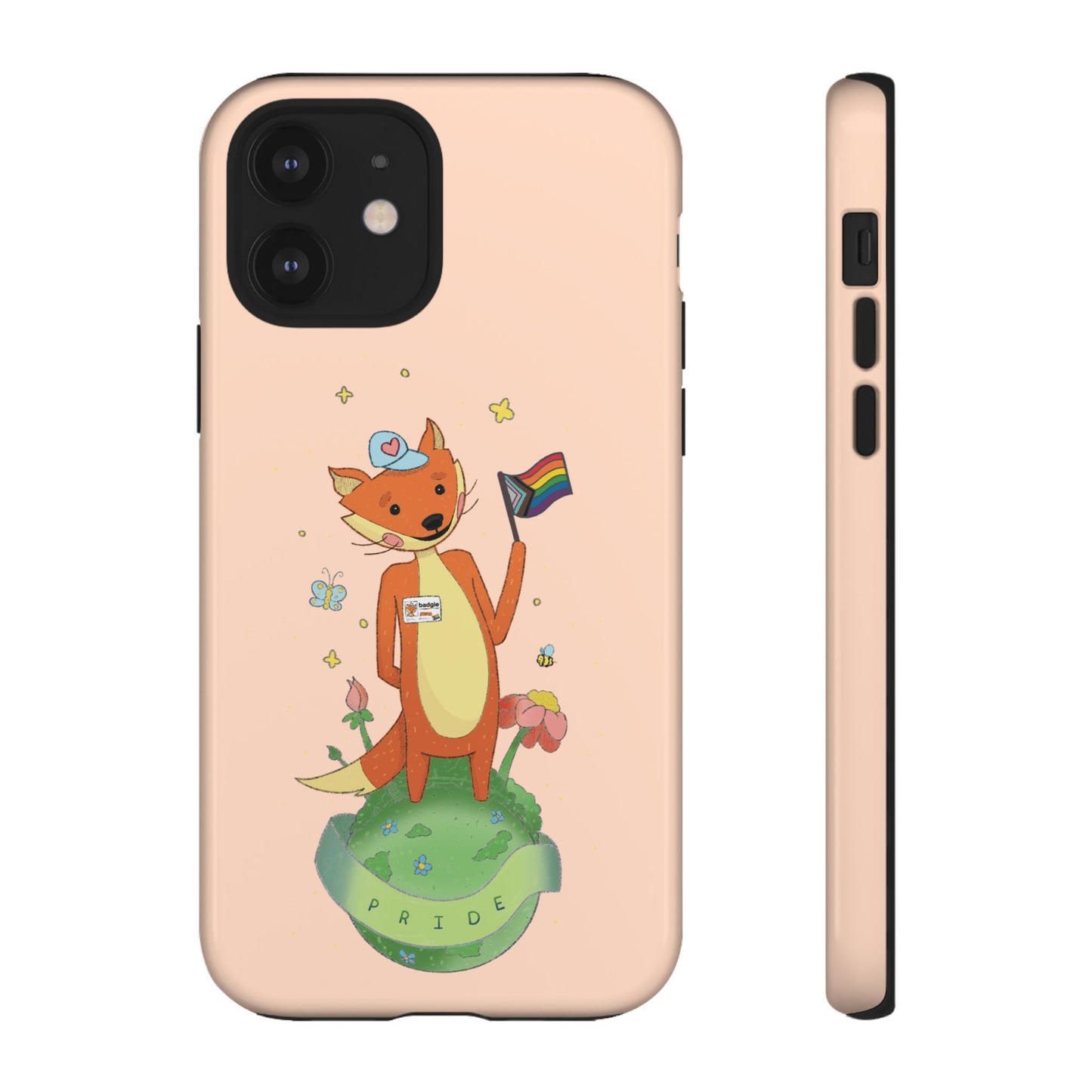 Badgie iPhone Case - Pride Fox "Kit" - Badgie.co
