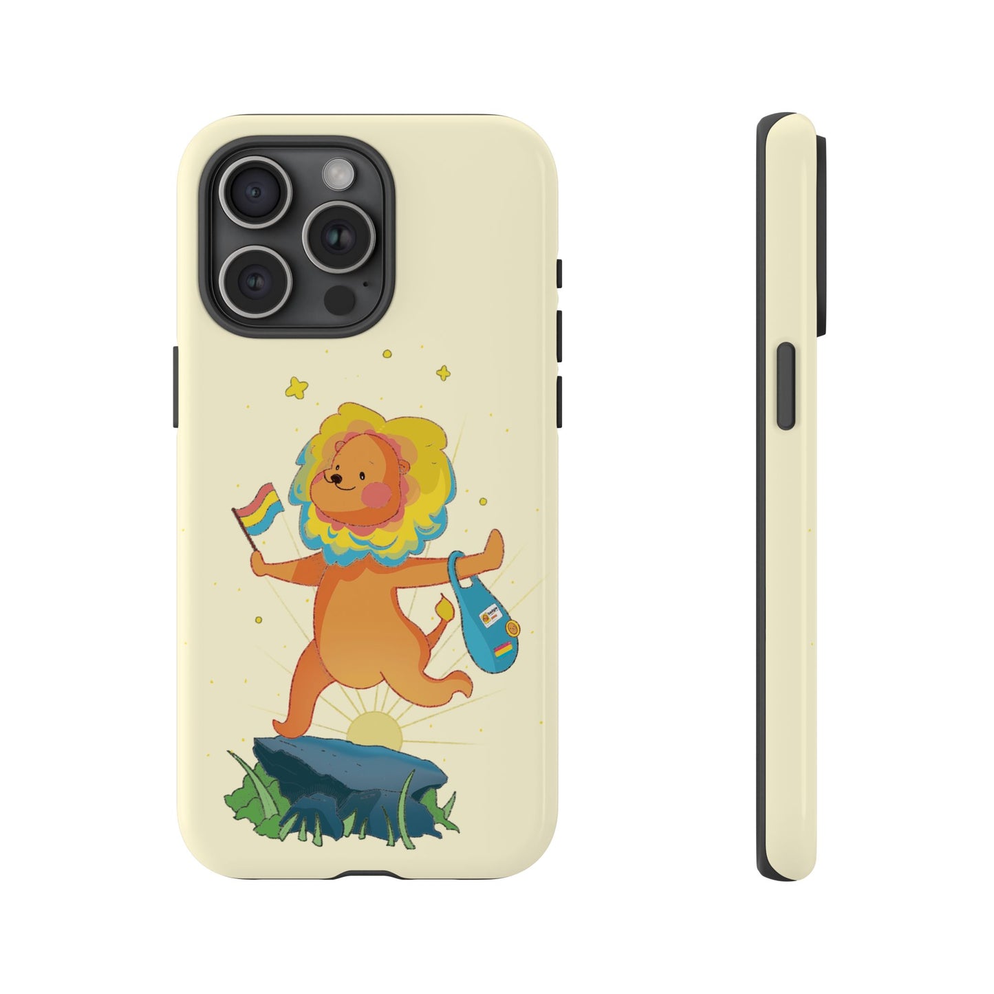 Badgie iPhone Case - Pansexual Lion "Barb" - Badgie.co