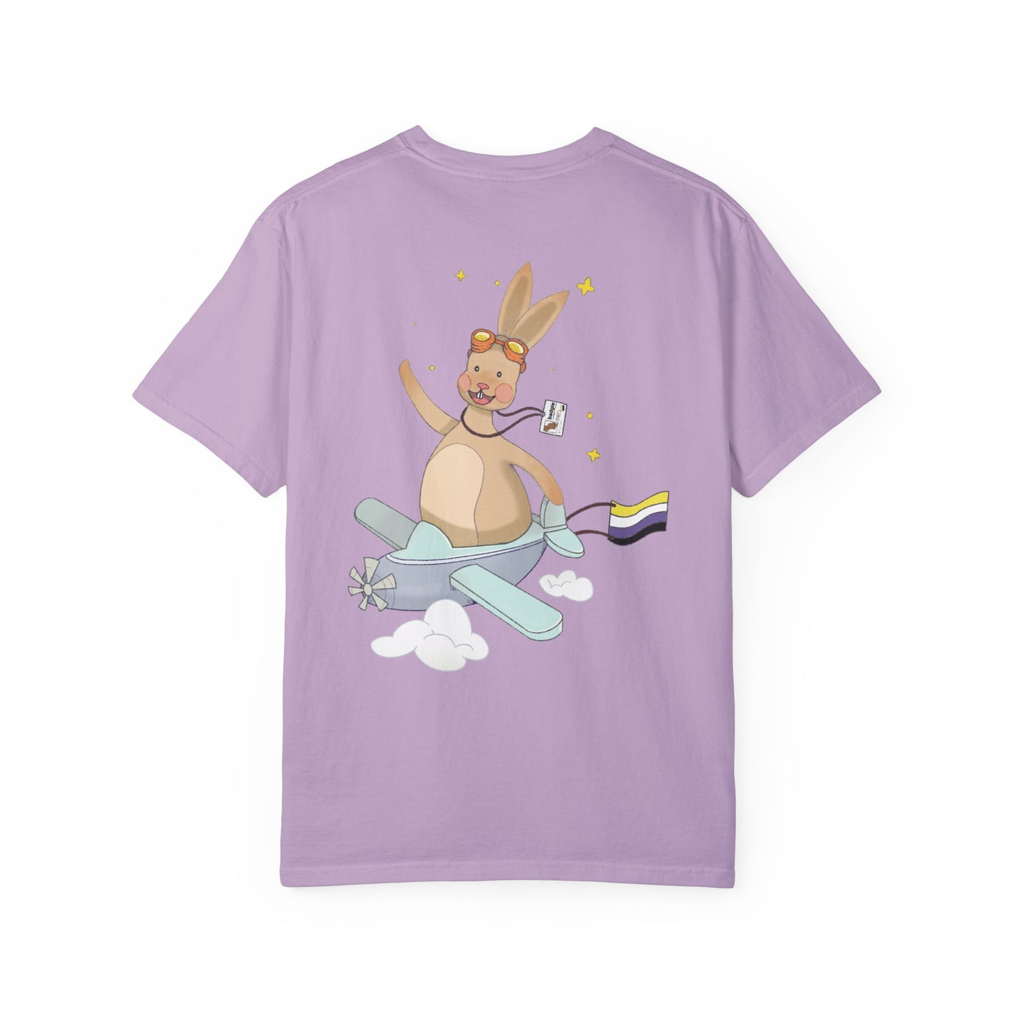 Badgie T-Shirt - Nonbinary Rabbit "Rex" - Badgie.co