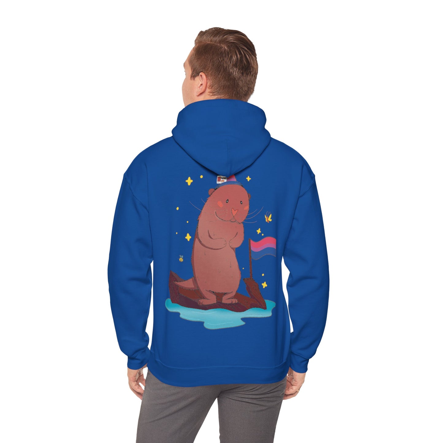 Badgie Hoodie - Bisexual Otter "River" - Badgie.co
