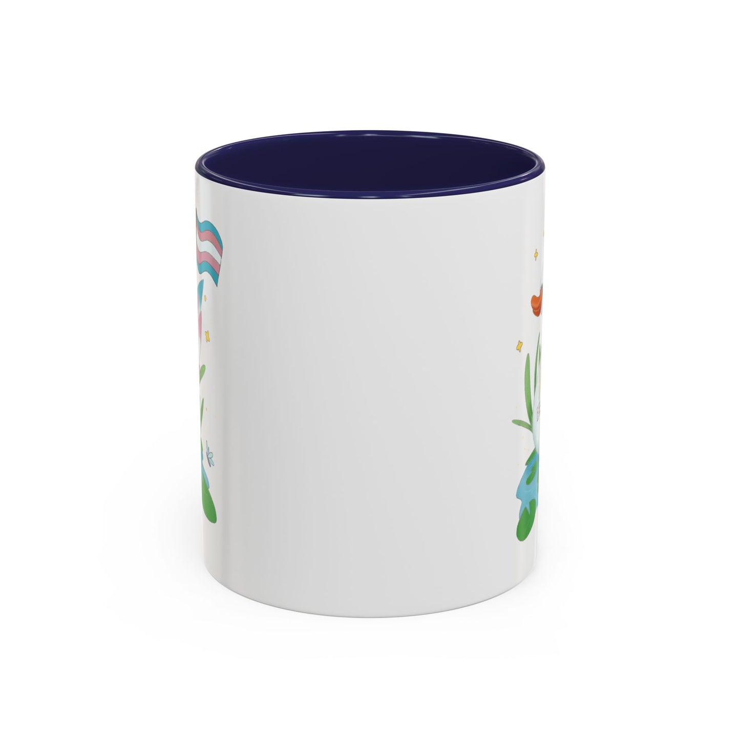 Badgie Ceramic Coffee Mug - Trans Swan “Tundra” - Badgie.co