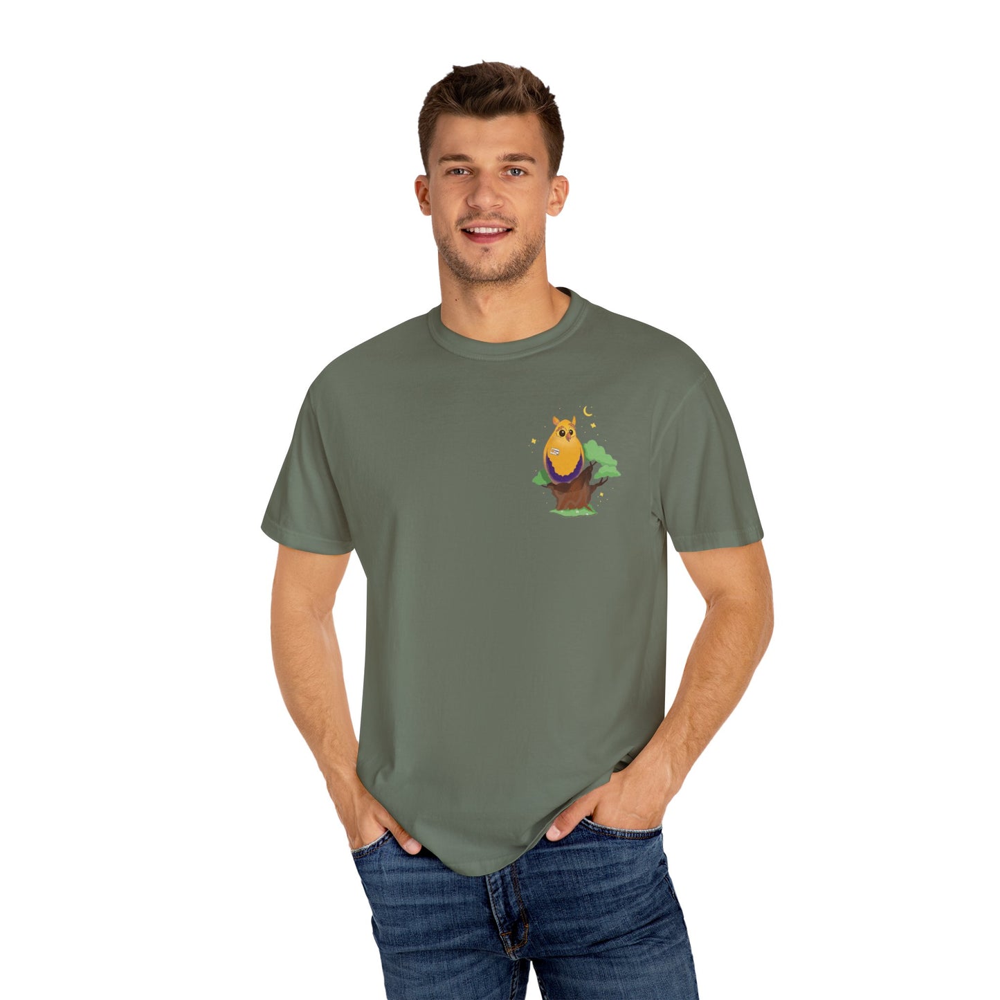 Badgie T-Shirt - Intersex Owl "Albert" - Badgie.co
