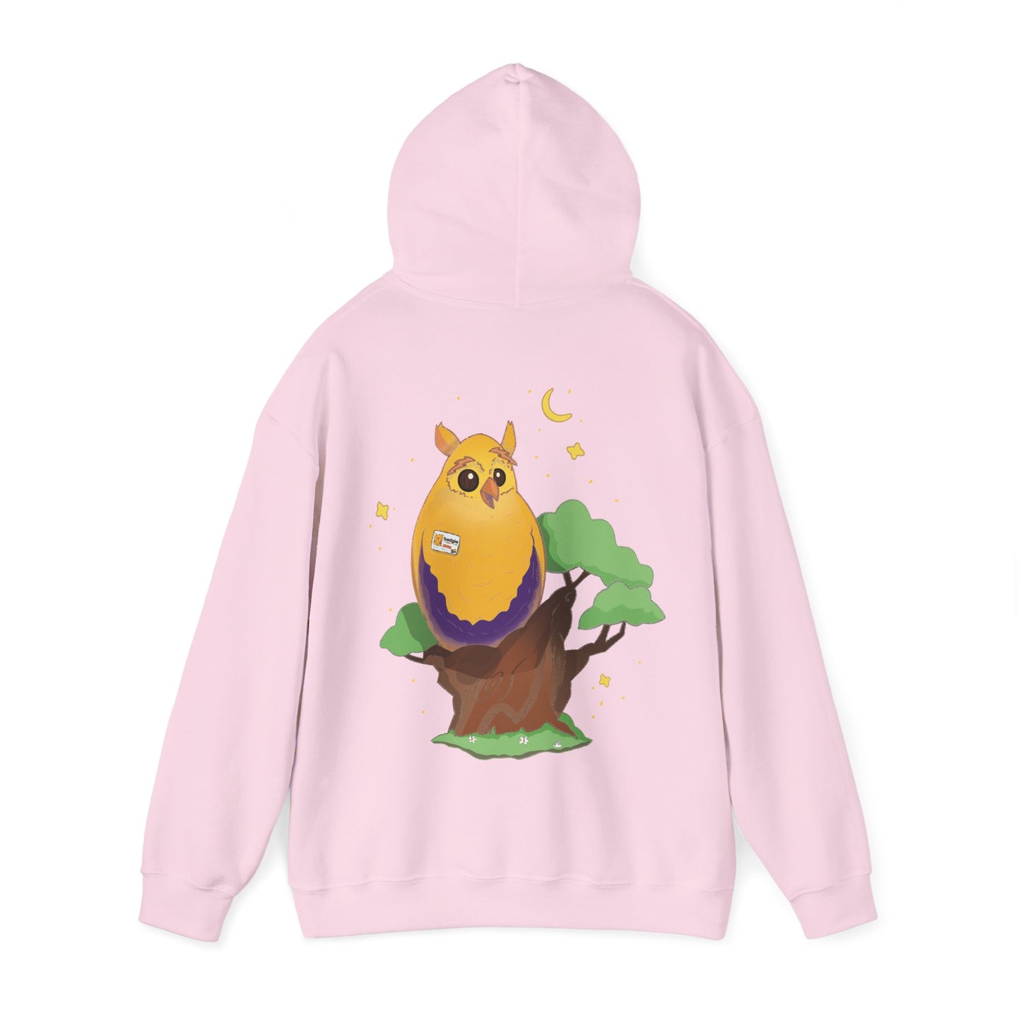 Badgie Hoodie - Intersex Owl "Albert" - Badgie.co