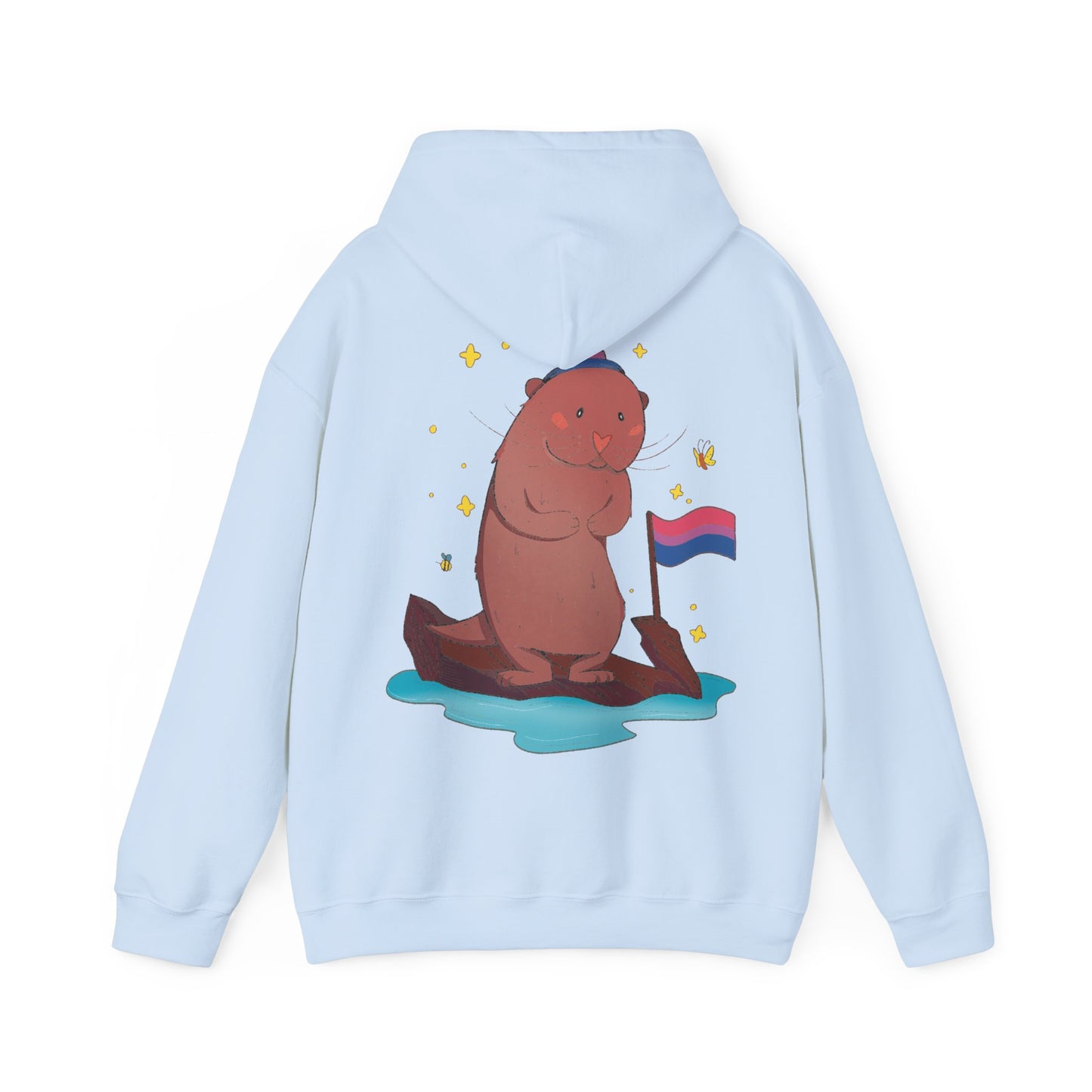 Badgie Hoodie - Bisexual Otter "River" - Badgie.co