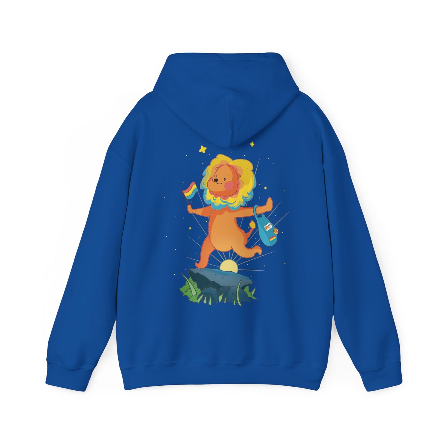 Badgie Hoodie - Pansexual Lion "Barb" - Badgie.co