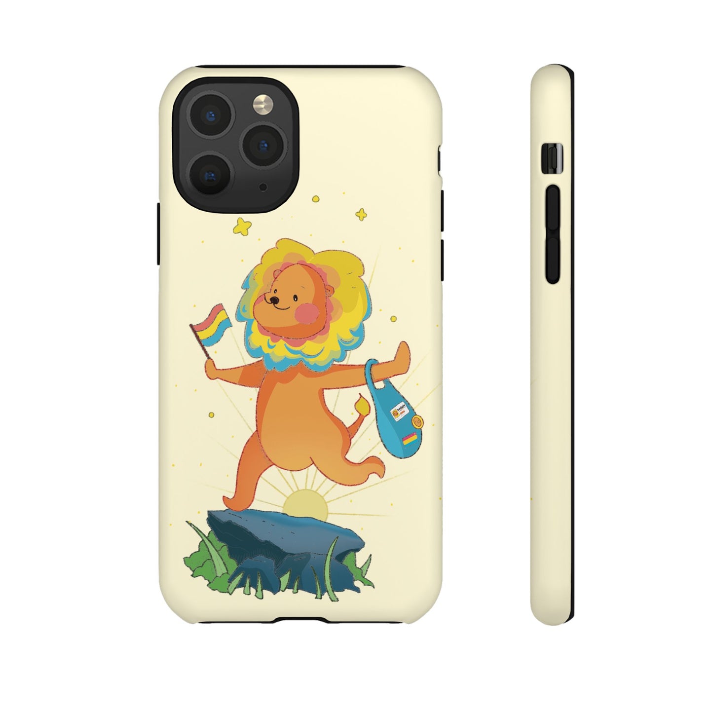 Badgie iPhone Case - Pansexual Lion "Barb" - Badgie.co