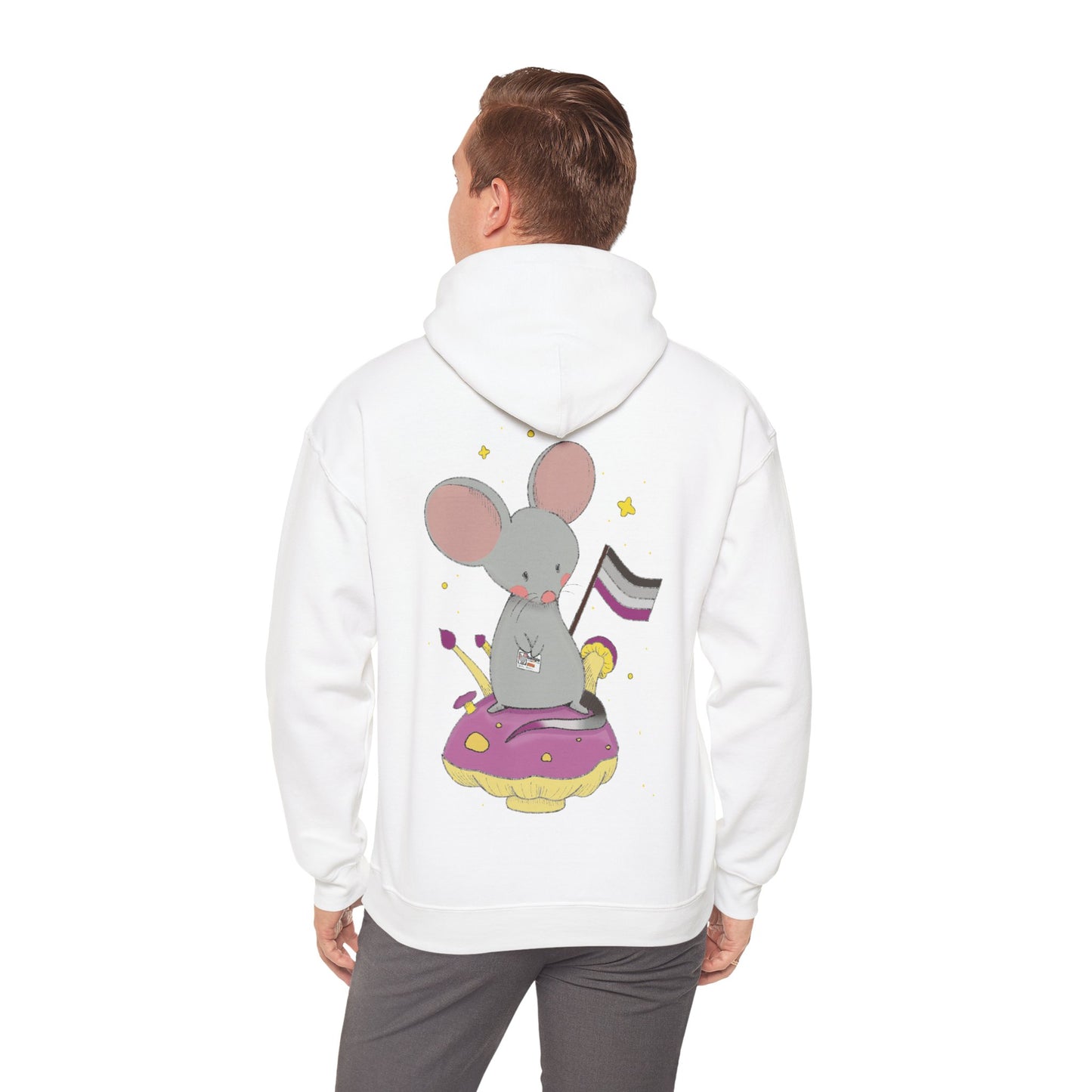 Badgie Hoodie - Asexual Mouse “Roan” - Badgie.co