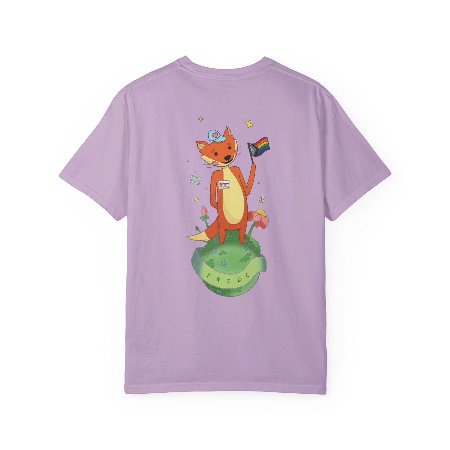 Badgie T-Shirt - Pride Fox "Kit" - Badgie.co