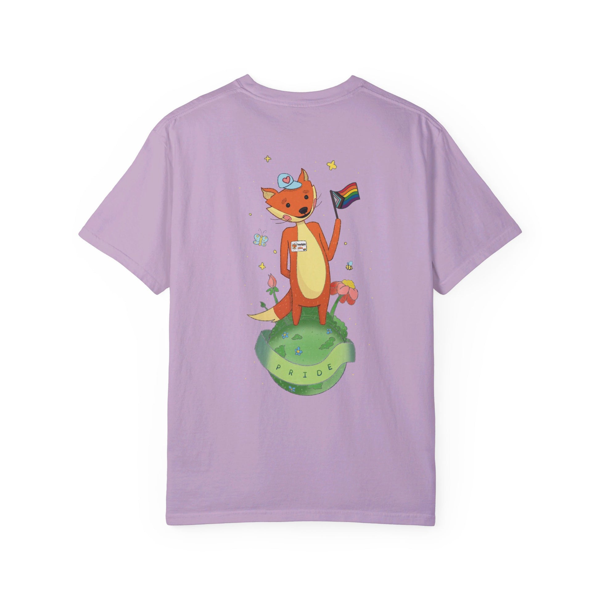 Badgie T-Shirt - Pride Fox "Kit" - Badgie.co