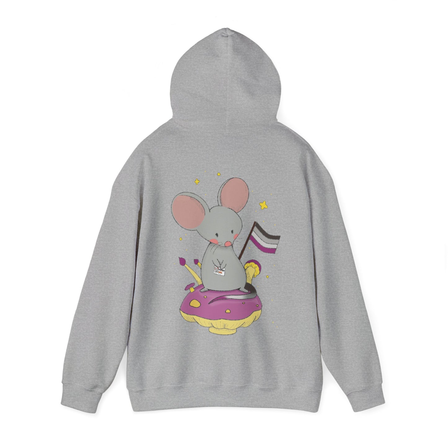 Badgie Hoodie - Asexual Mouse “Roan” - Badgie.co