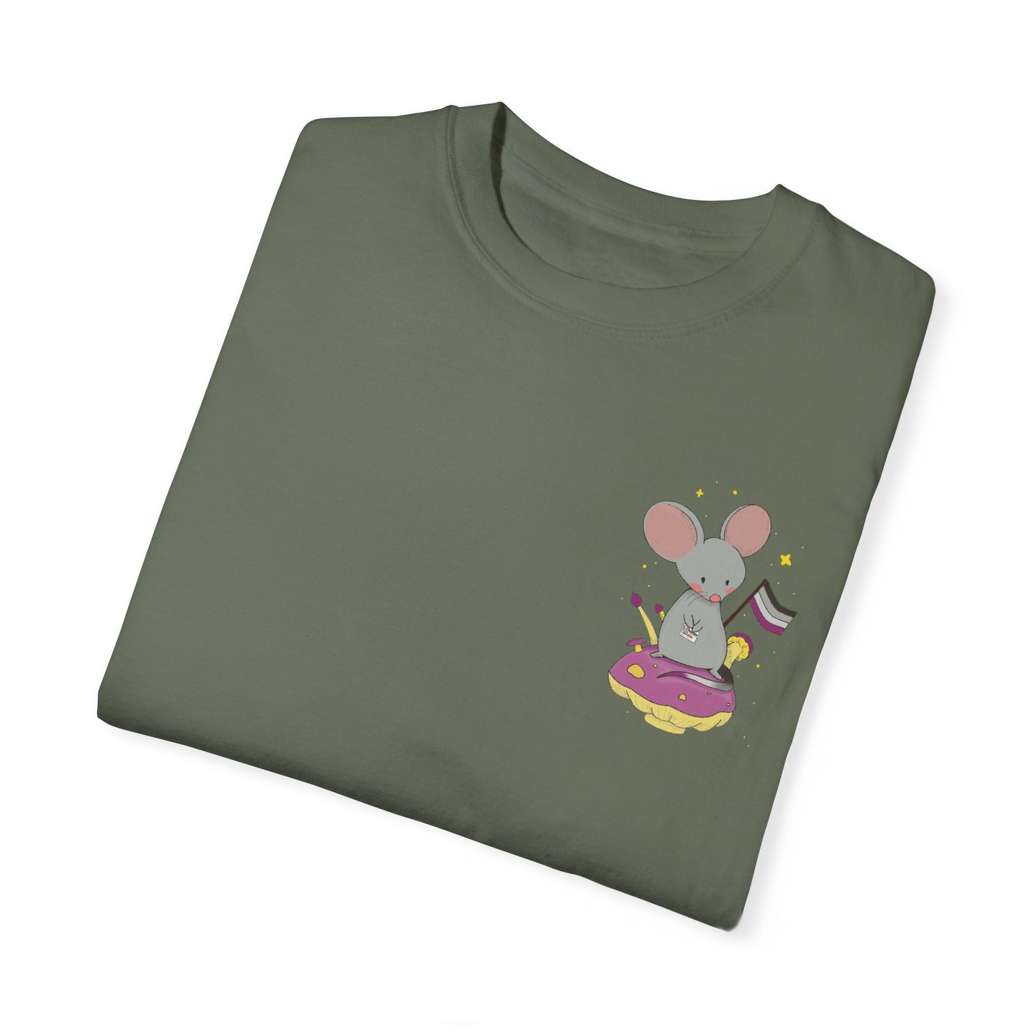 Badgie T-Shirt - Asexual Mouse "Roan" - Badgie.co