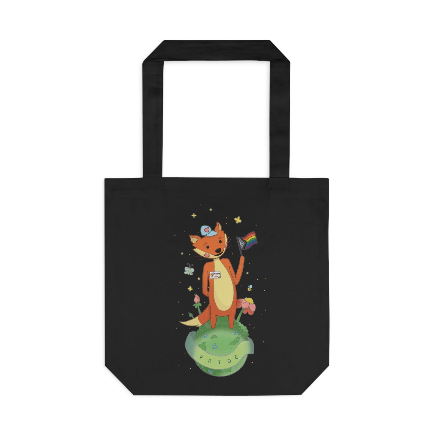 Badgie Tote Bag - Pride Fox "Kit" - Badgie.co
