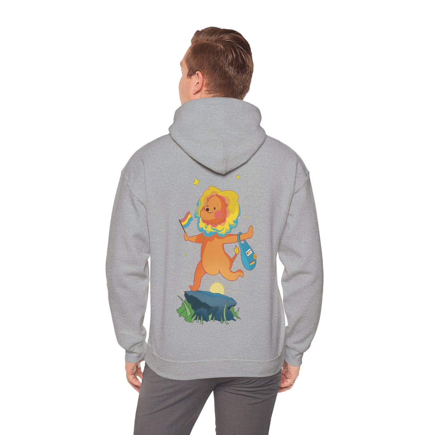 Badgie Hoodie - Pansexual Lion "Barb" - Badgie.co