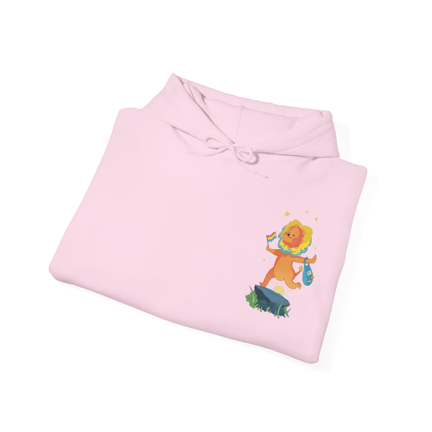 Badgie Hoodie - Pansexual Lion "Barb" - Badgie.co