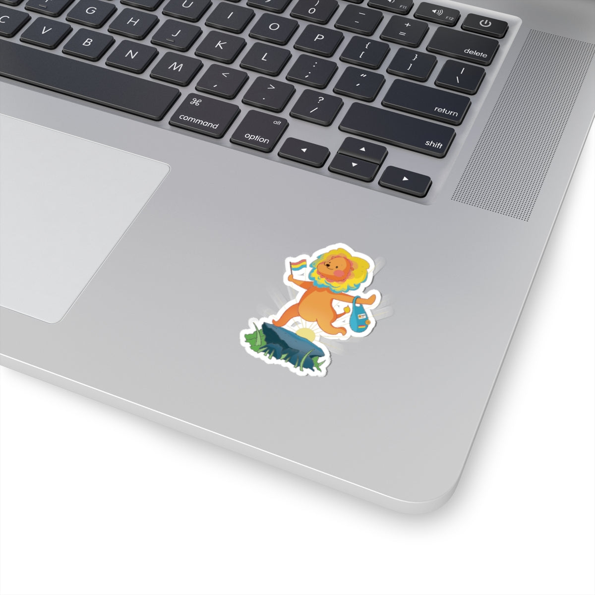 Kiss-Cut Stickers - Pansexual Lion "Barb" - Badgie.co