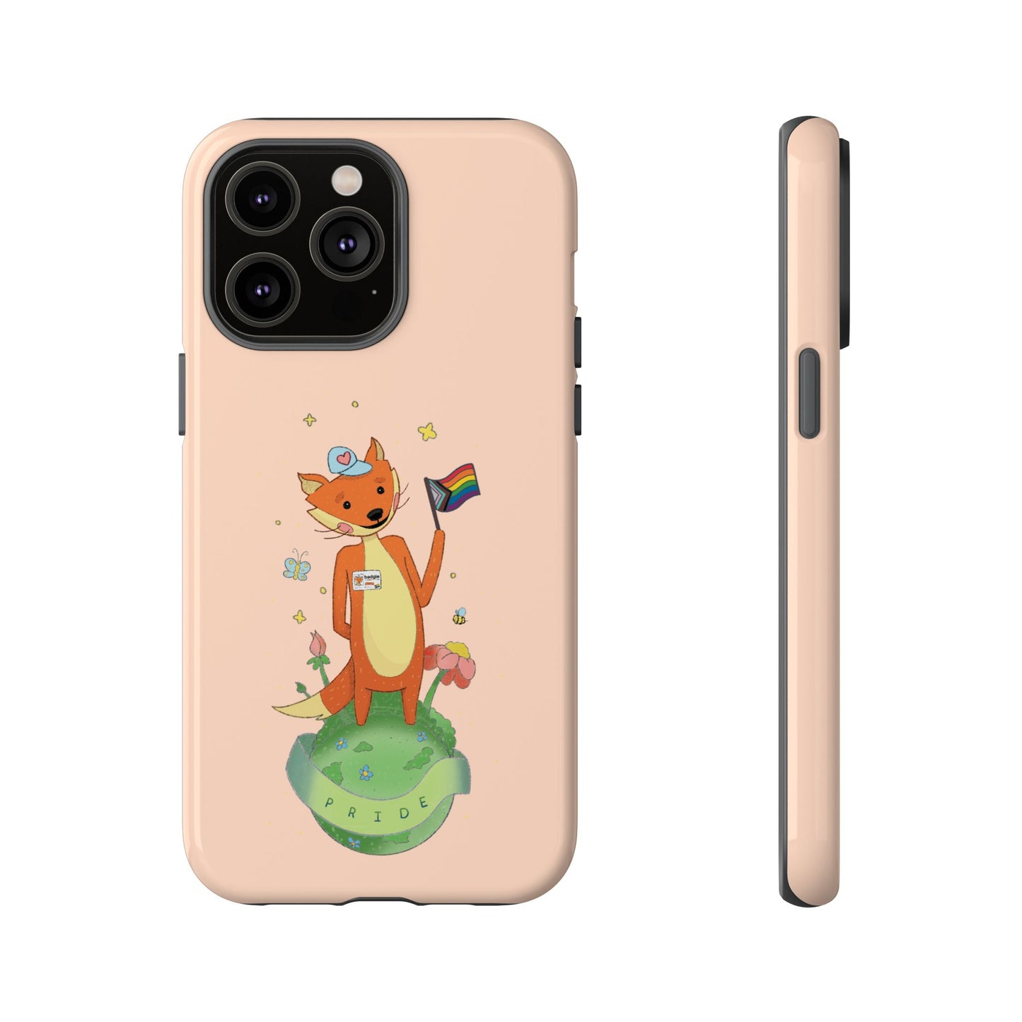 Badgie iPhone Case - Pride Fox "Kit" - Badgie.co