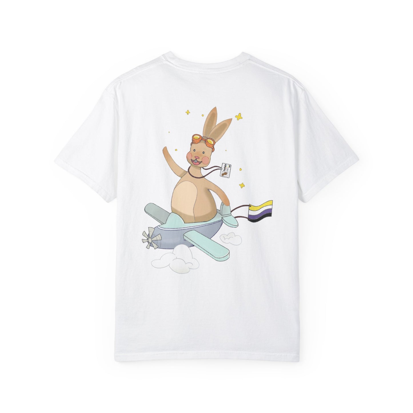 Badgie T-Shirt - Nonbinary Rabbit "Rex" - Badgie.co