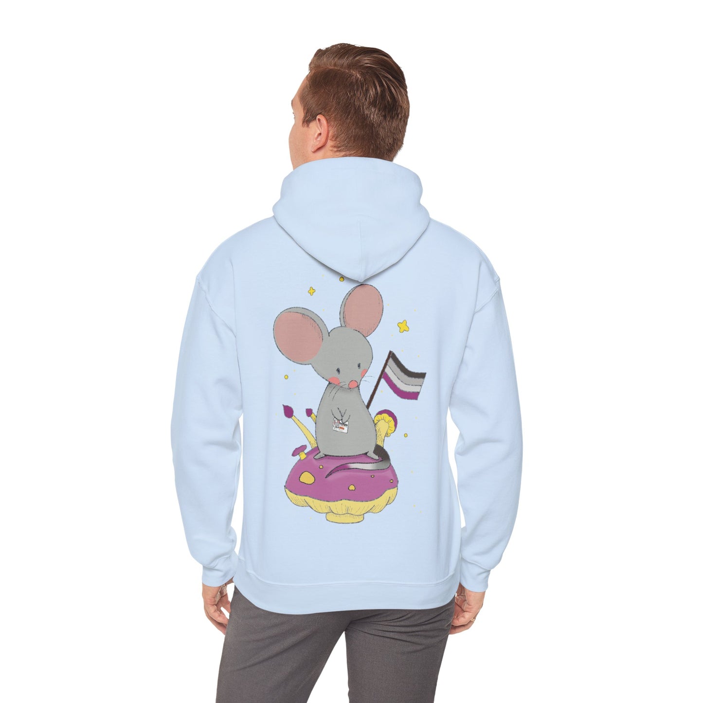Badgie Hoodie - Asexual Mouse “Roan” - Badgie.co