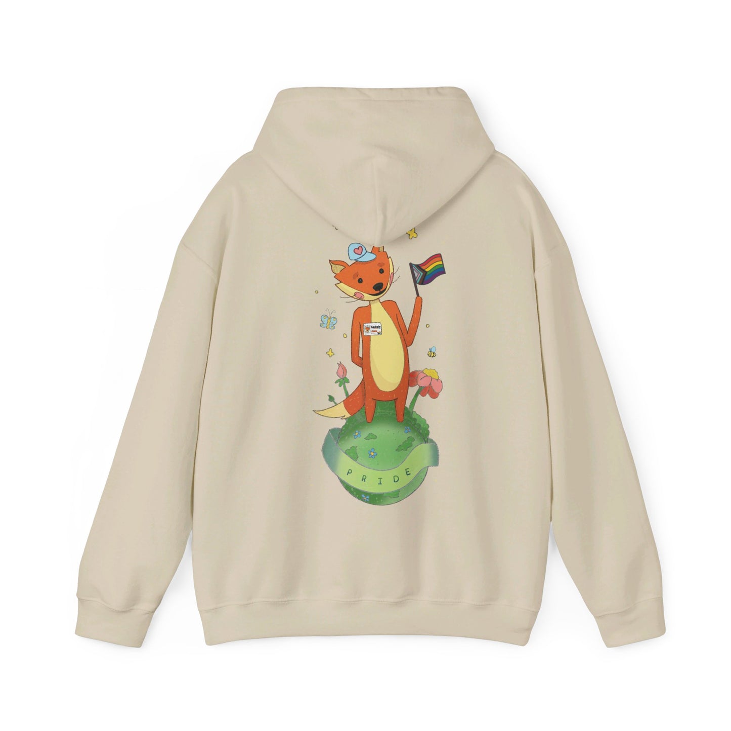 Badgie Hoodie - Pride Fox "Kit" - Badgie.co