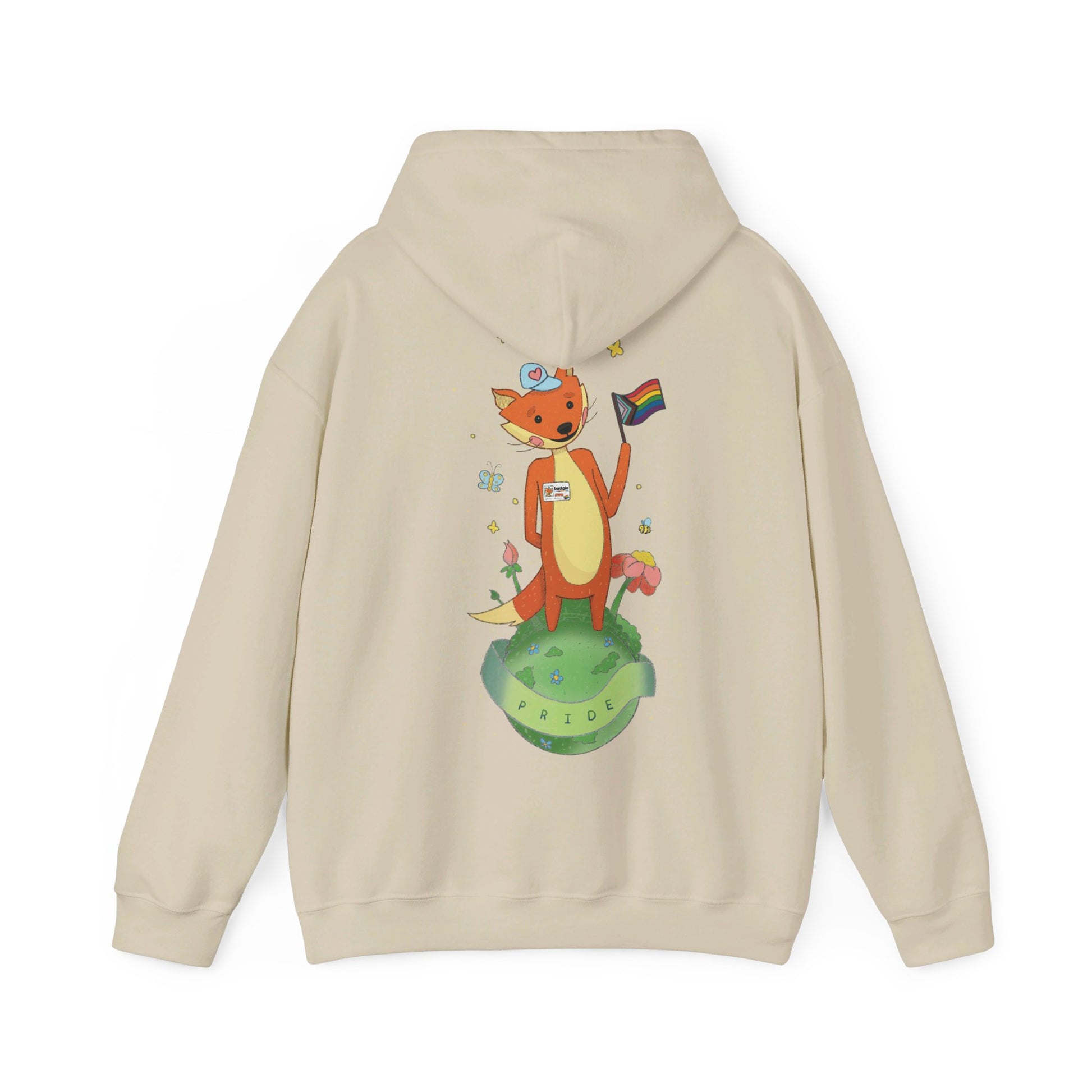 Badgie Hoodie - Pride Fox "Kit" - Badgie.co
