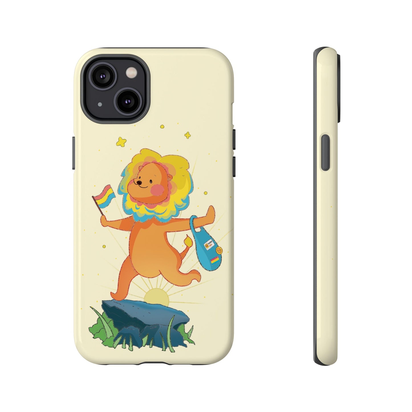 Badgie iPhone Case - Pansexual Lion "Barb" - Badgie.co