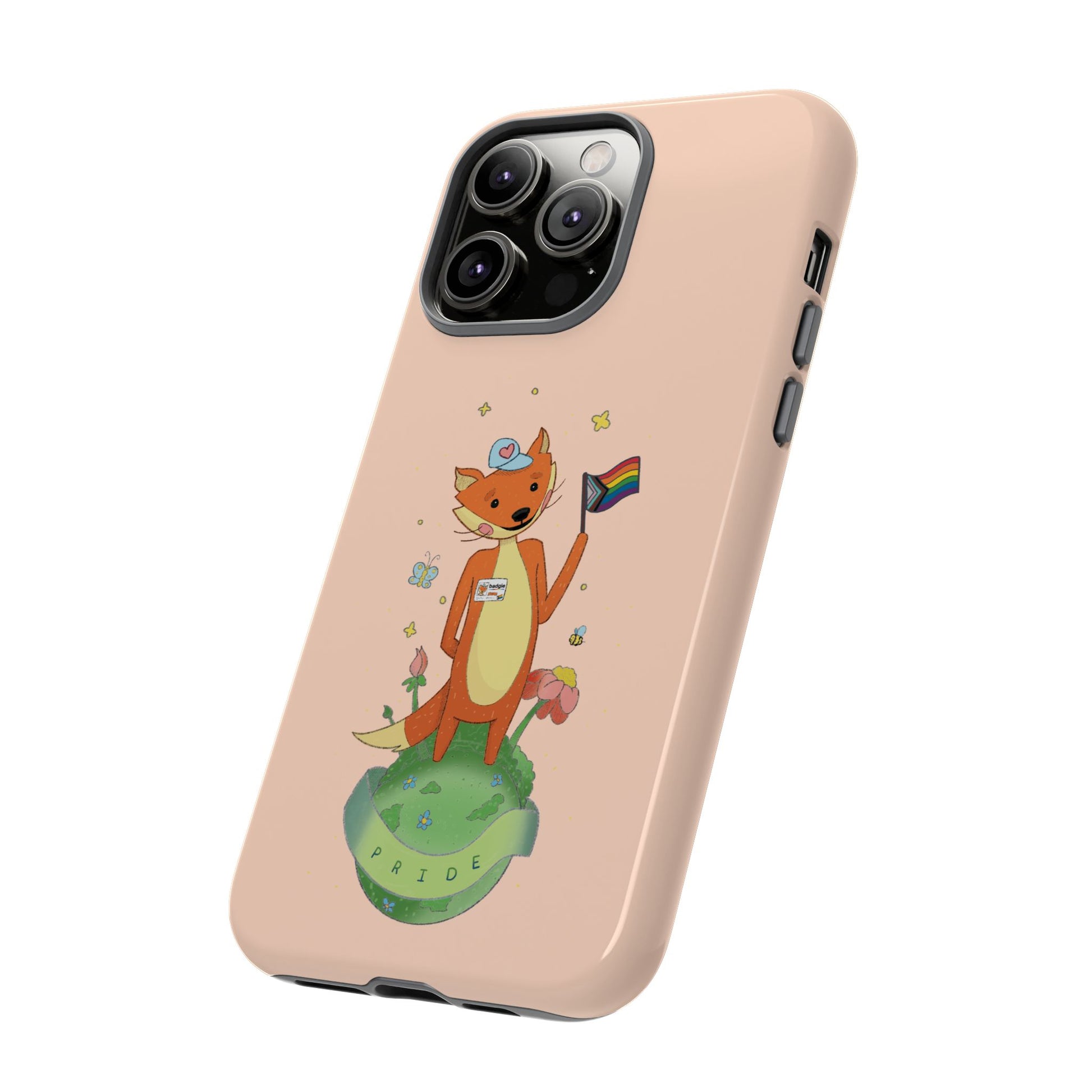 Badgie iPhone Case - Pride Fox "Kit" - Badgie.co