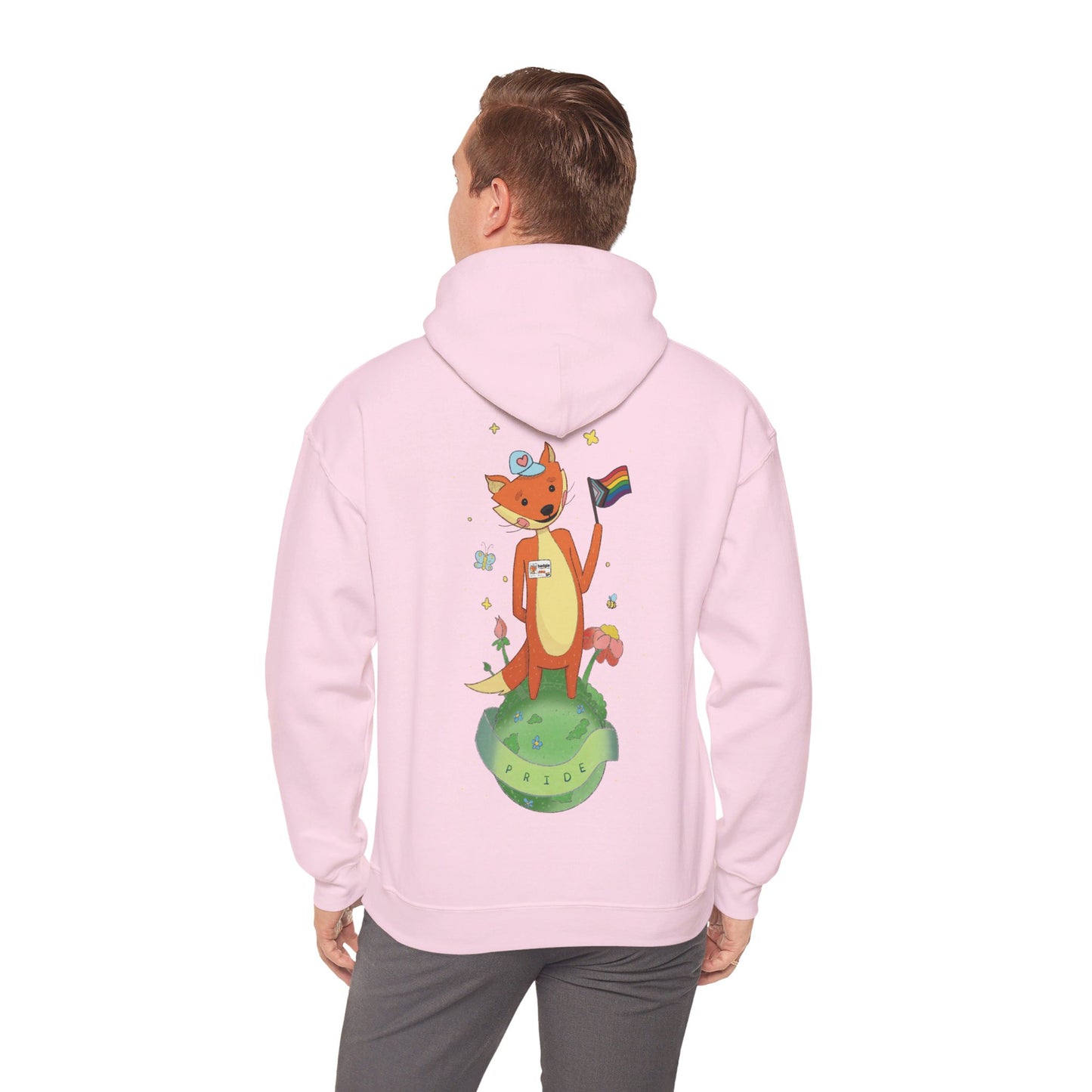 Badgie Hoodie - Pride Fox "Kit" - Badgie.co