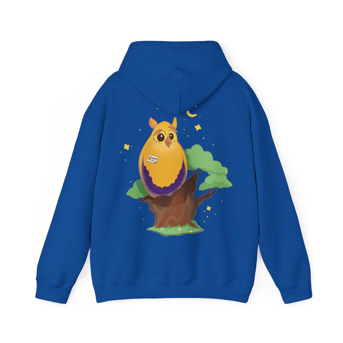 Badgie Hoodie - Intersex Owl "Albert" - Badgie.co