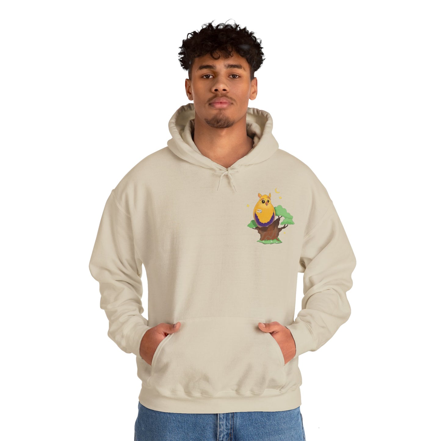 Badgie Hoodie - Intersex Owl "Albert" - Badgie.co