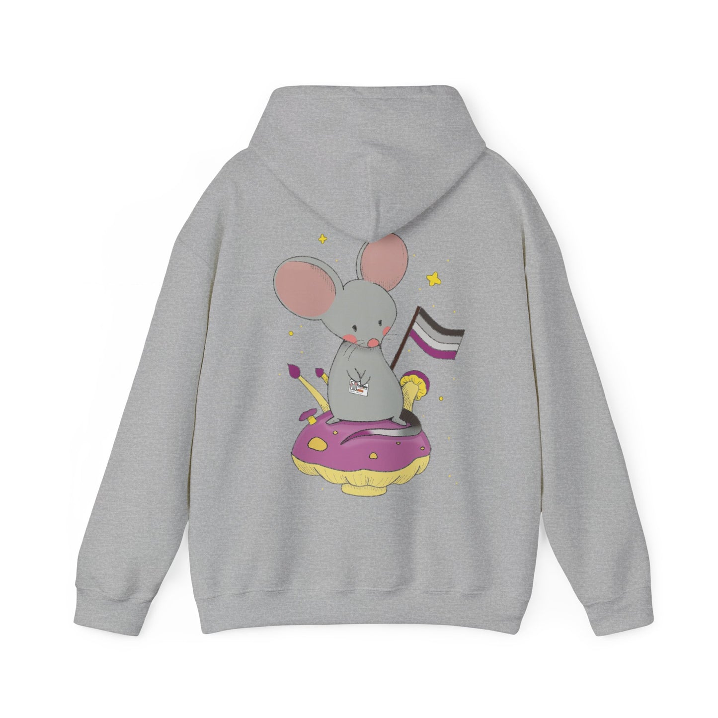 Badgie Hoodie - Asexual Mouse “Roan” - Badgie.co
