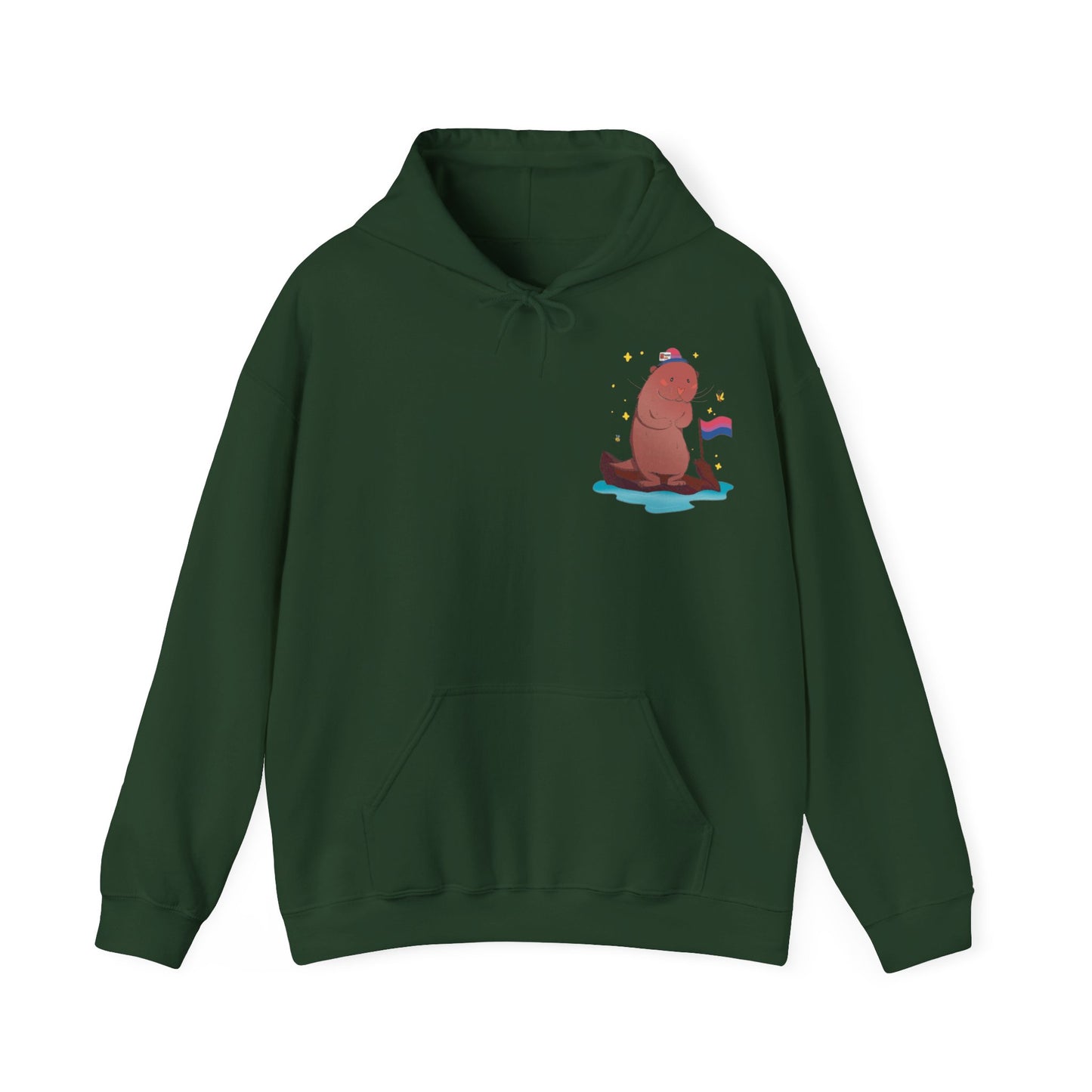 Badgie Hoodie - Bisexual Otter "River" - Badgie.co