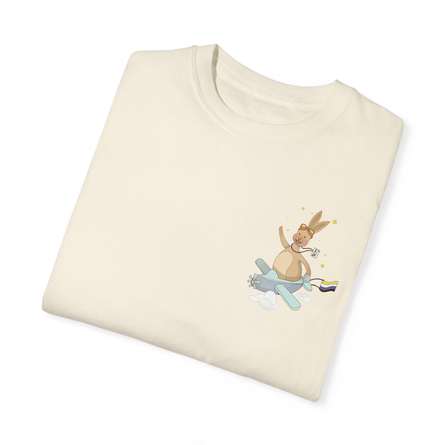 Badgie T-Shirt - Nonbinary Rabbit "Rex" - Badgie.co