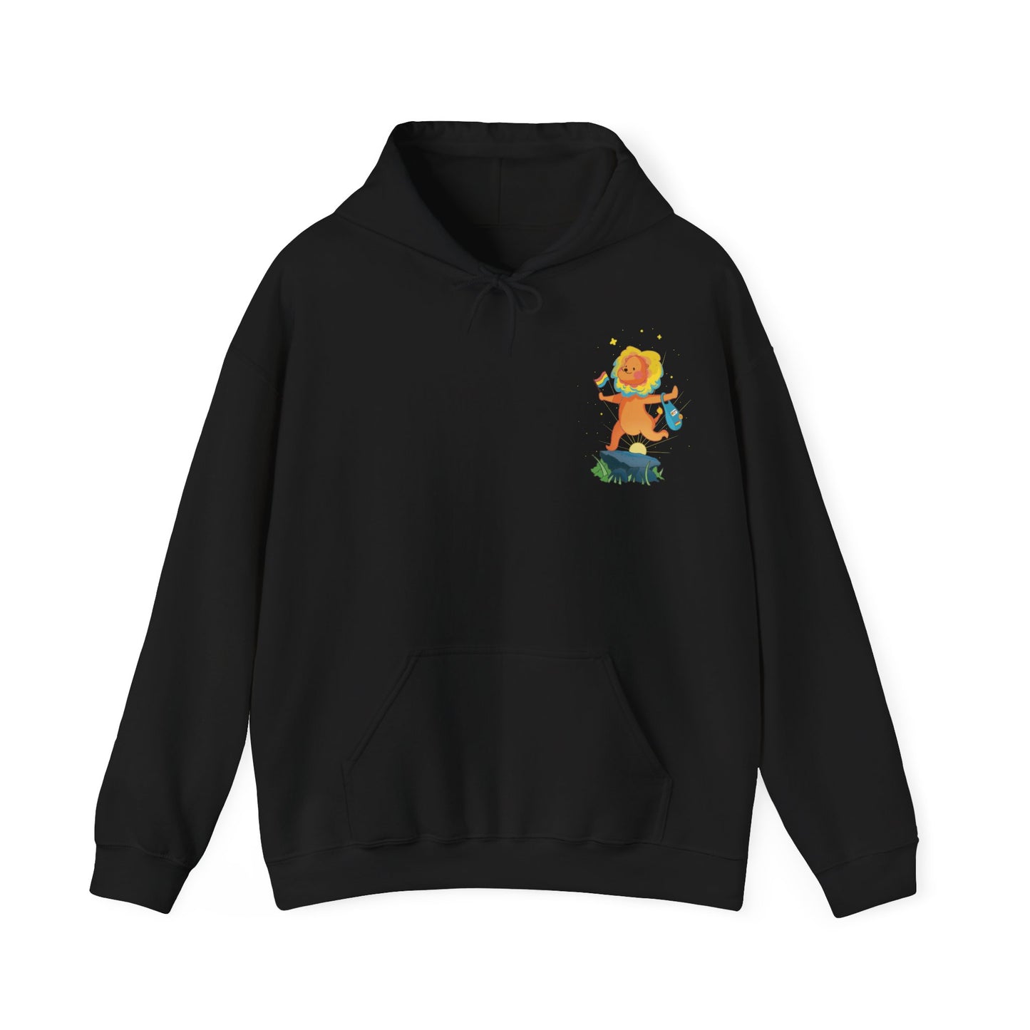 Badgie Hoodie - Pansexual Lion "Barb" - Badgie.co