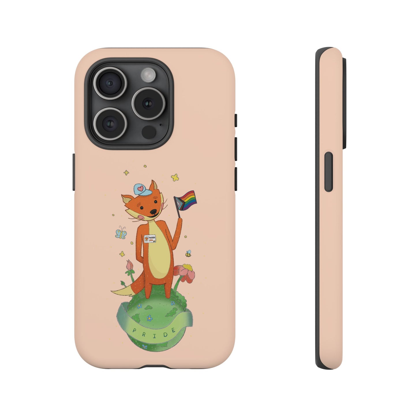 Badgie iPhone Case - Pride Fox "Kit" - Badgie.co